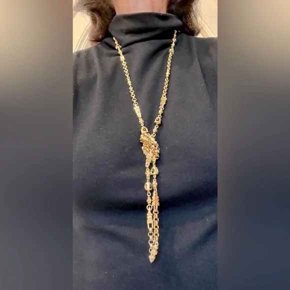 St. John Signed Couture Opera Length Chain - Picture 6 of 16